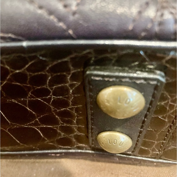 ***RARE***Louis Vuitton Alligator-Trimmed Vienna Sac Fermoir MM Handle Bag - Picture 11 of 16